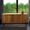3-türige Holzkommode aus Wildeiche massiv - Casarius