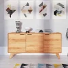 3-türige Kommode aus Holz Kernbuche - Junola