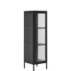 1-türige Vitrine in Schwarz - Baly
