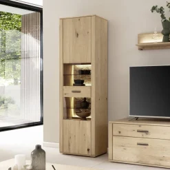 1-türige Vitrine mit Türanschlag links - Jevedaz