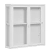 2-türige Wandvitrine aus Metall - Sancrez