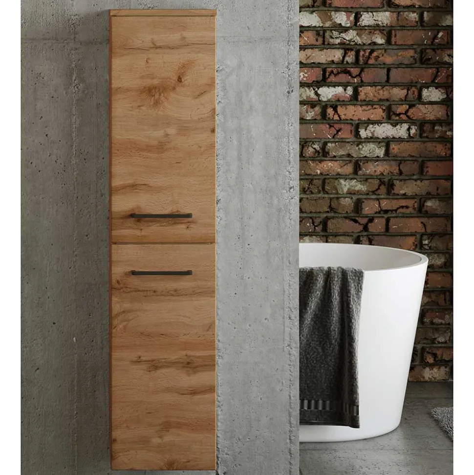 2-türiger Badschrank - 30x135x35 cm - Arazony