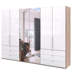 3-türiger Gleittüren-Kleiderschrank mit Spiegel - Bosays