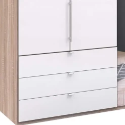 3-türiger Gleittüren-Kleiderschrank mit Spiegel - Bosays