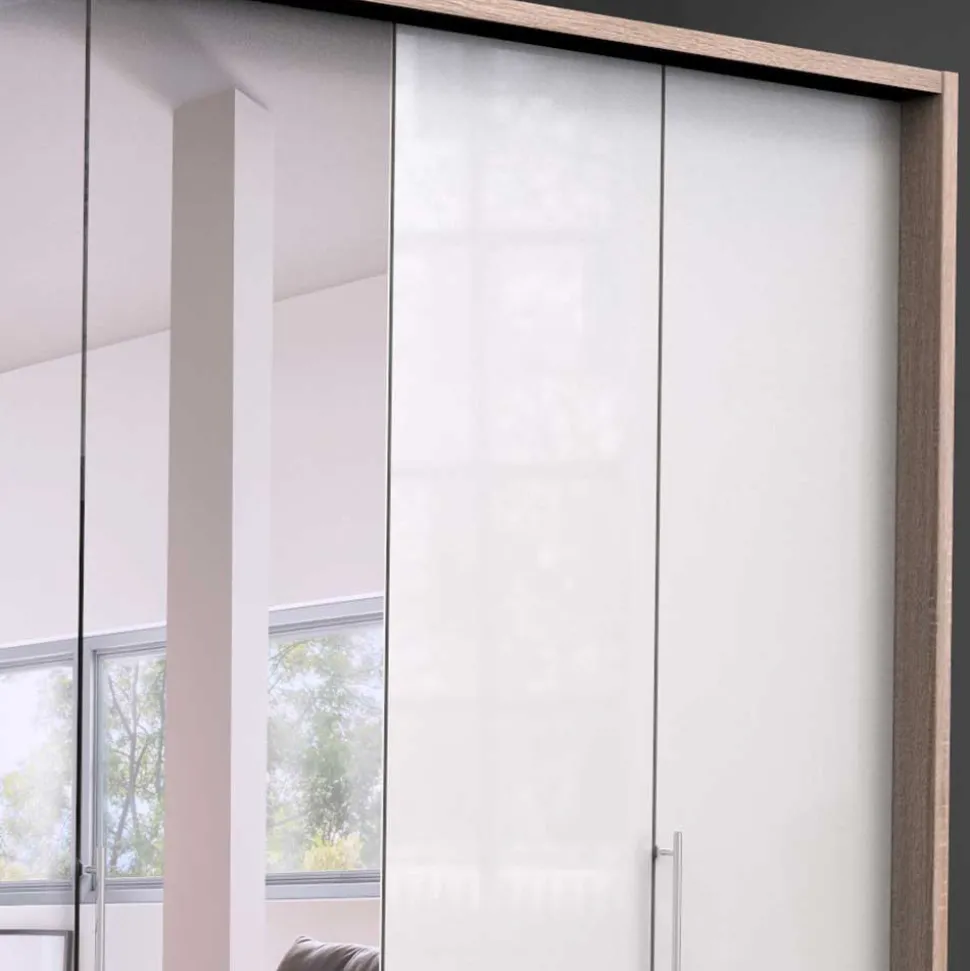3-türiger Gleittüren-Kleiderschrank mit Spiegel - Bosays