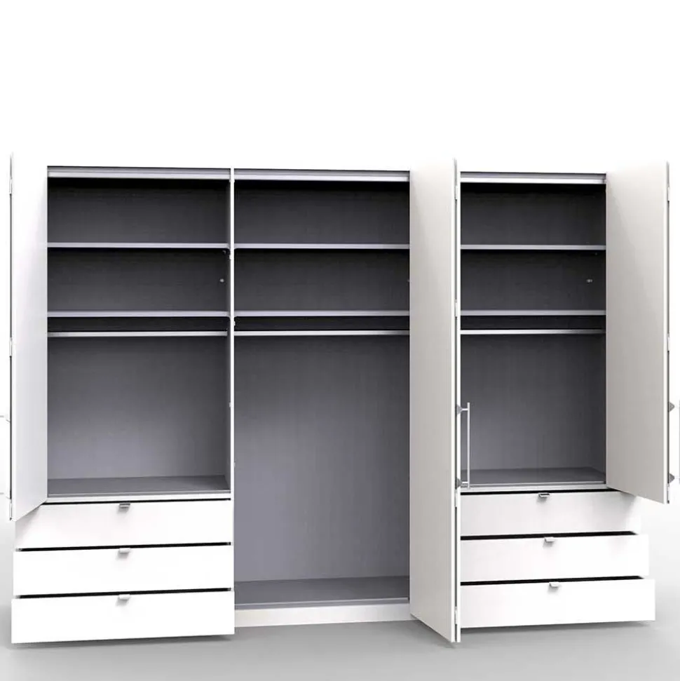 3-türiger Gleittüren-Kleiderschrank mit Spiegel - Bosays