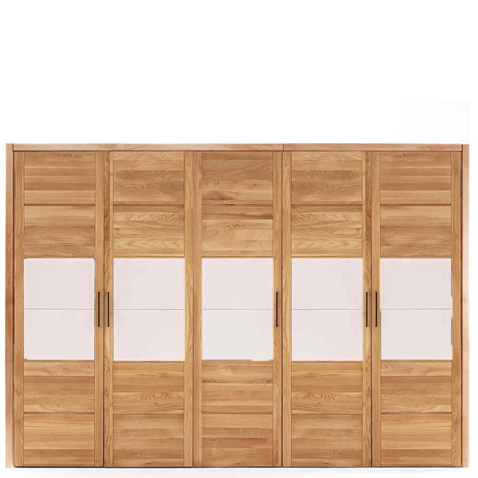 5-türiger Kleiderschrank aus Massivholz - Zaisan