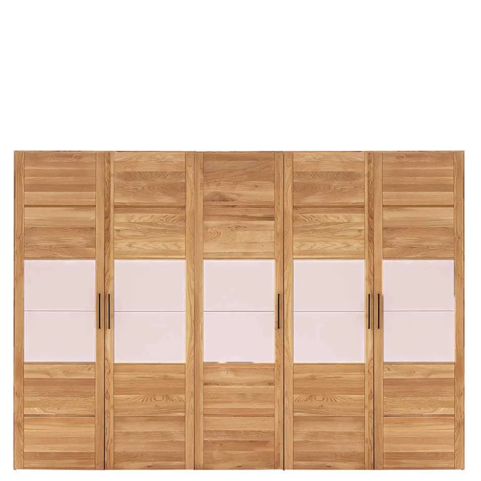 5-türiger Kleiderschrank aus Massivholz - Zaisan