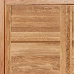 3-türiger Kleiderschrank aus massiver Wildeiche - Zaisan