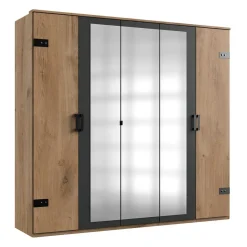 5-türiger Kleiderschrank im Industry und Loft Stil - Enegal