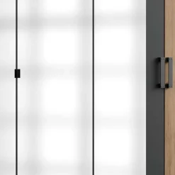 5-türiger Kleiderschrank im Industry und Loft Stil - Enegal
