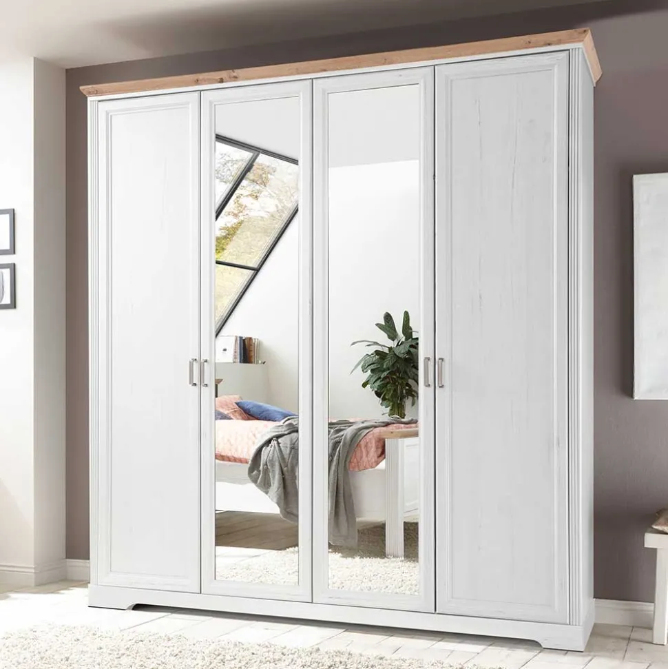 4-türiger Kleiderschrank im Modern Country Style - Maggio