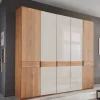 5-türiger Kleiderschrank in Erle teilmassiv - Dilacco