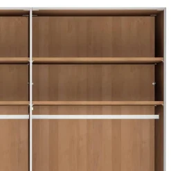 6-türiger Kleiderschrank in Erle teilmassiv - Murray