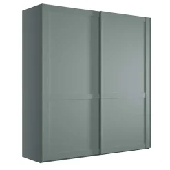 2-türiger Kleiderschrank mit Schwebetüren - modern - Rajavo