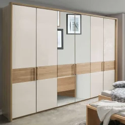 6-türiger Kleiderschrank mit 3 Meter Länge - Emdsiva