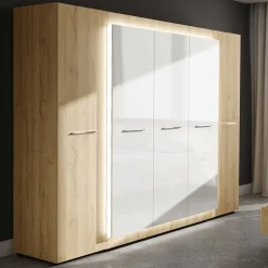 5-türiger Kleiderschrank 252x220x60 cm - Anieva