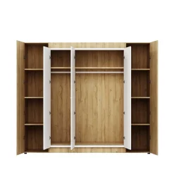 5-türiger Kleiderschrank 252x220x60 cm - Anieva