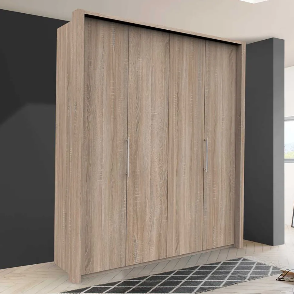 2-türiger Schlafzimmer Kleiderschrank mit Falttüren - Zayun