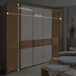 5-türiger Schlafzimmer Schrank mit fünf Türen - Emdsiva IV