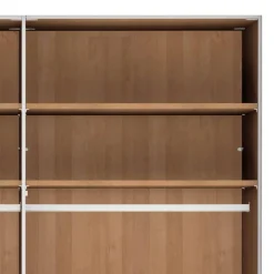 5-türiger Schlafzimmer-Kleiderschrank teilmassiv - Murray
