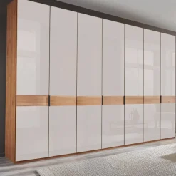 7-türiger Schlafzimmer-Kleiderschrank teilmassiv - Dilacco