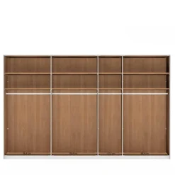 7-türiger Schlafzimmer-Kleiderschrank teilmassiv - Dilacco