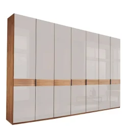 7-türiger Schlafzimmer-Kleiderschrank teilmassiv - Dilacco