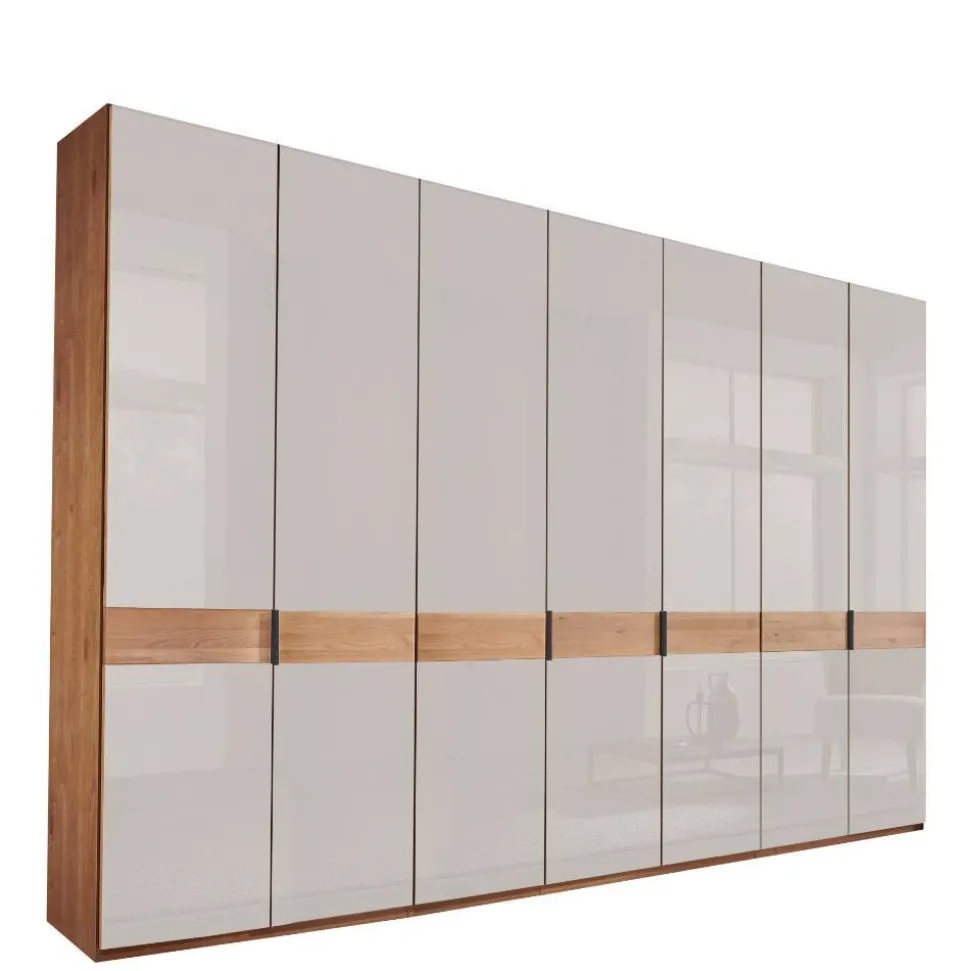 7-türiger Schlafzimmer-Kleiderschrank teilmassiv - Dilacco