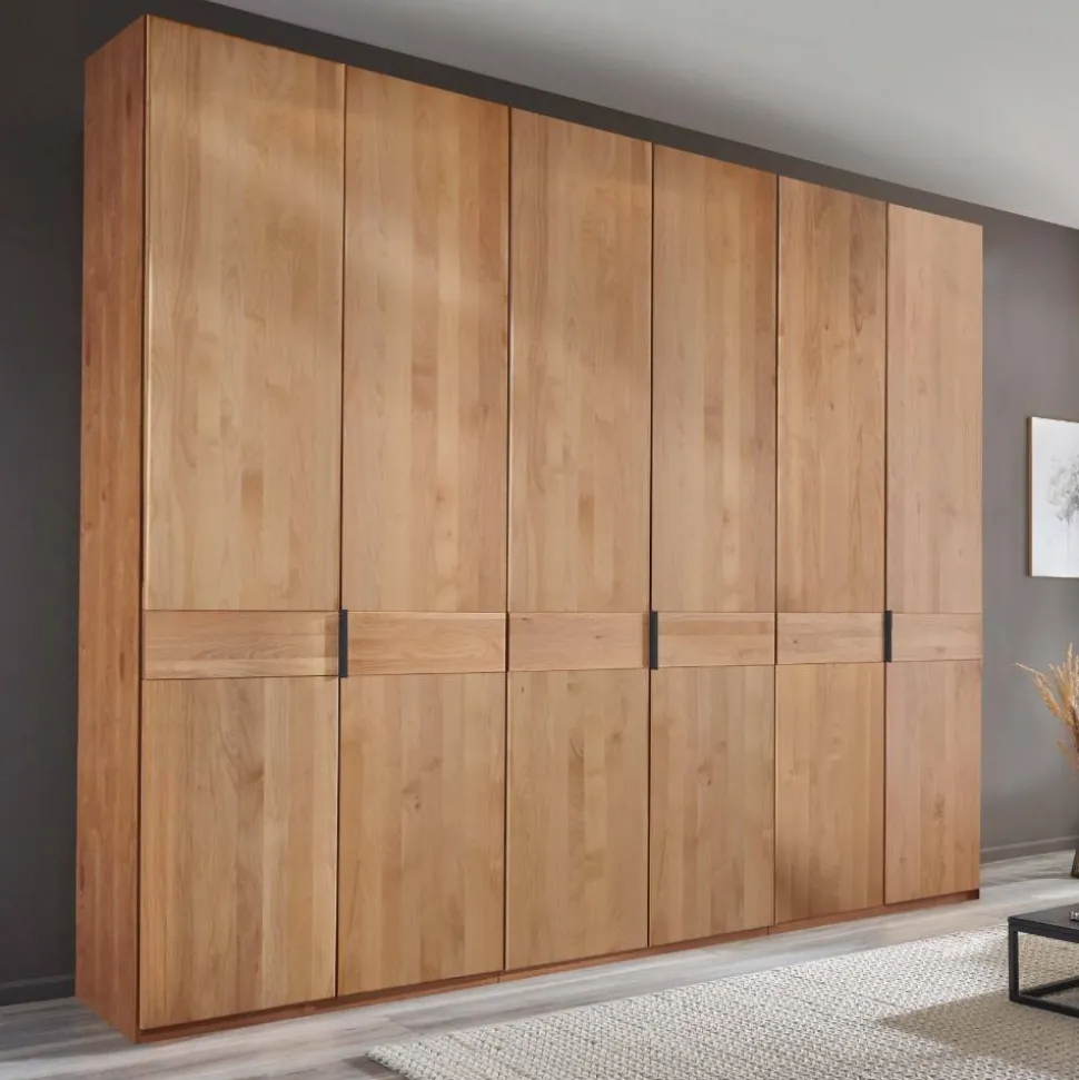 6-türiger Schlafzimmer-Kleiderschrank in Erle - Murray