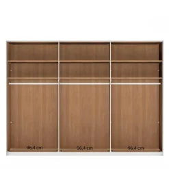 6-türiger Schlafzimmer-Kleiderschrank in Erle - Murray