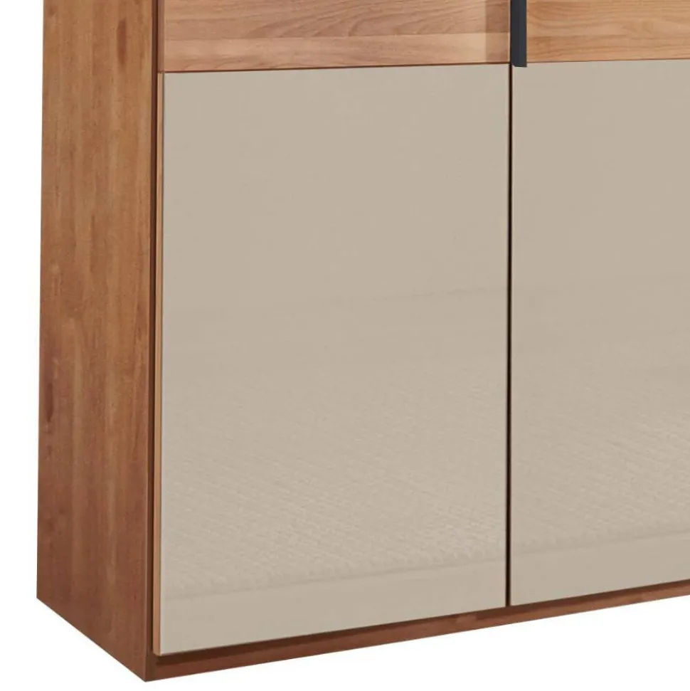 4-türiger Schlafzimmerschrank in Champagner - Angelina