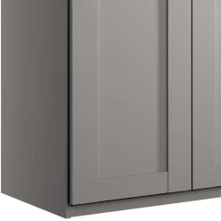 5-türiger Schlafzimmer-Schrank in Hellgrau - Ridonna
