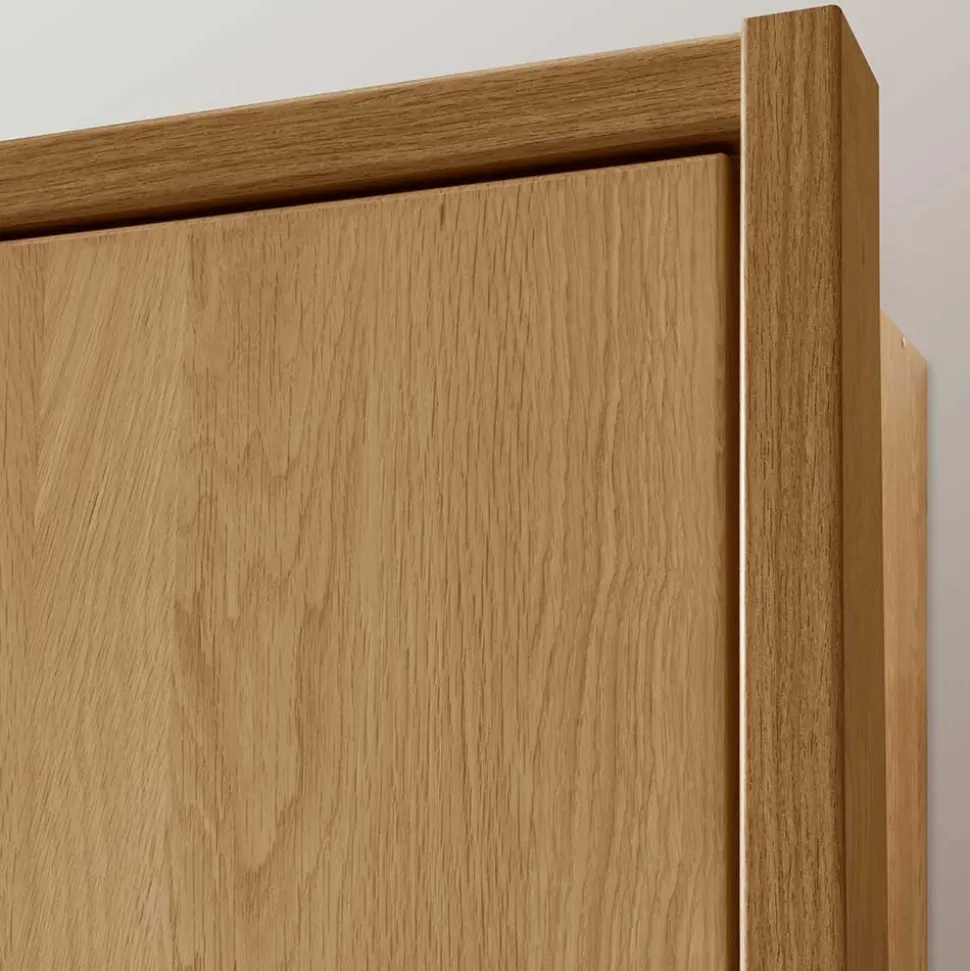 5-türiger Schlafzimmerschrank in Eiche - Emdsiva