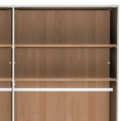 5-türiger Schlafzimmer-Schrank in Erle teilmassiv - Hung