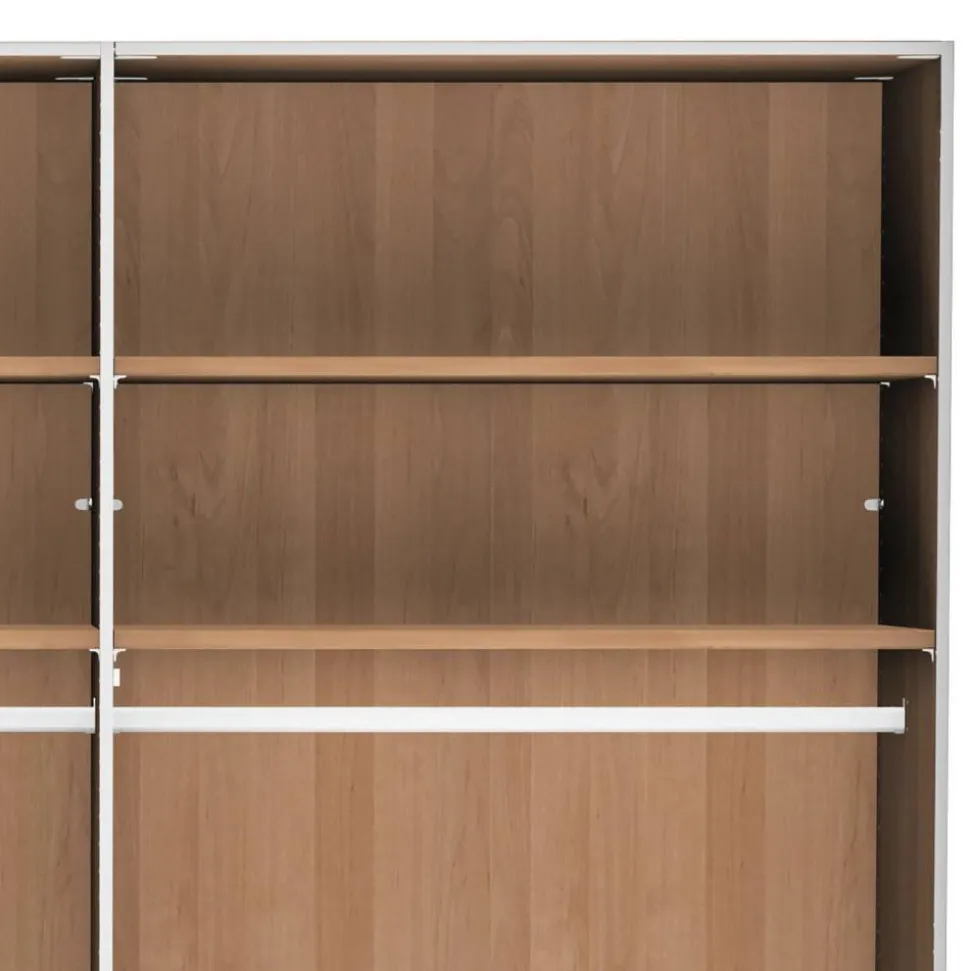 5-türiger Schlafzimmer-Schrank in Erle teilmassiv - Hung