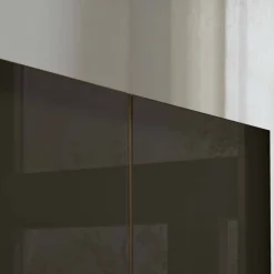 8-türiger Schlafzimmerschrank mit Glasfront - Hung