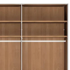 8-türiger Schlafzimmerschrank mit Glasfront - Hung