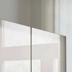 4-türiger Schlafzimmer-Schrank teilmassiv - Dilacco