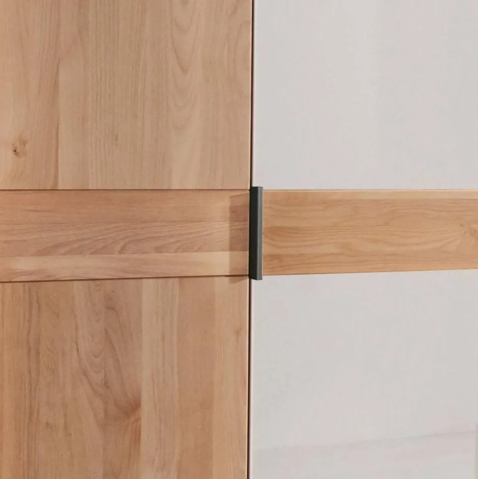 4-türiger Schlafzimmer-Schrank teilmassiv - Dilacco