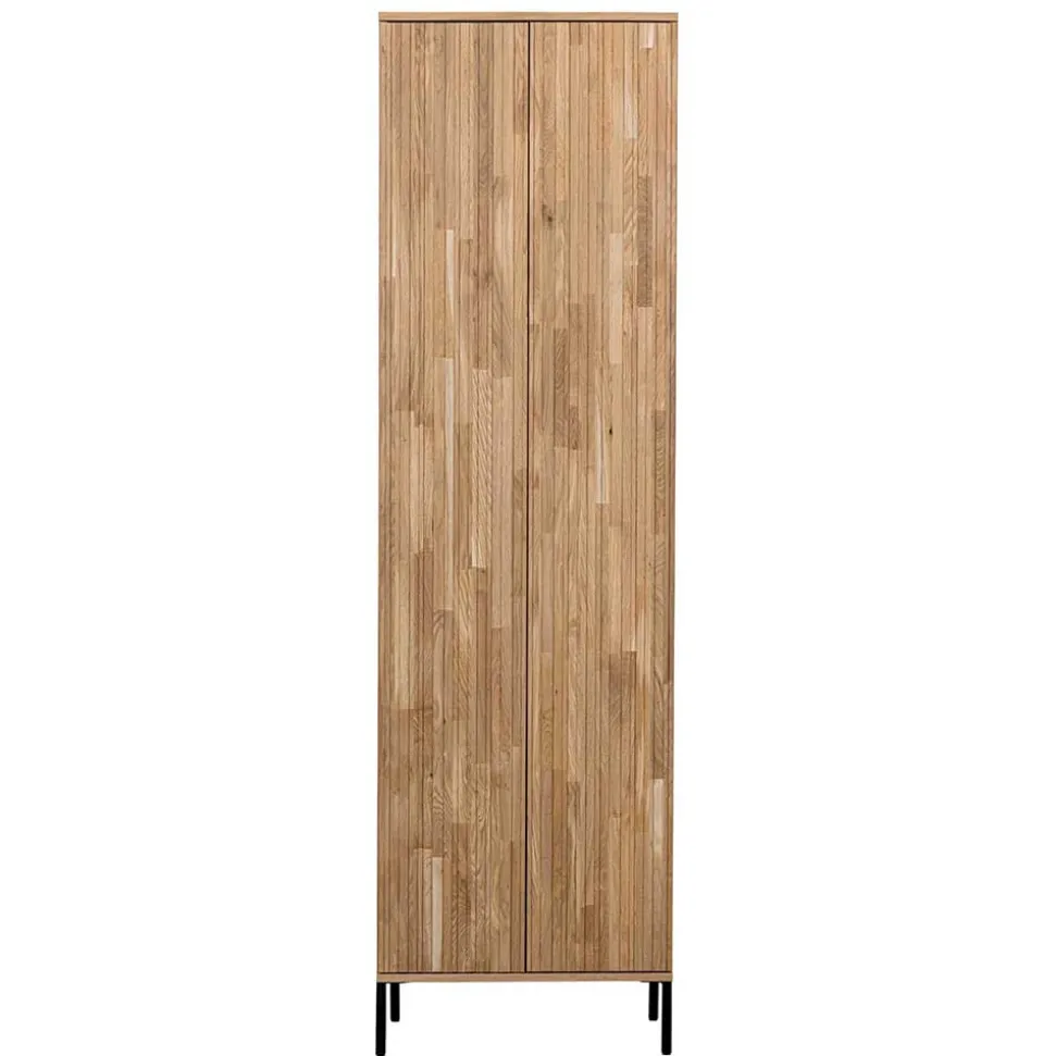2-türiger Schrank in Eiche & Schwarz - Banyo