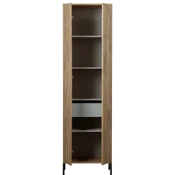 2-türiger Schrank in Eiche & Schwarz - Banyo