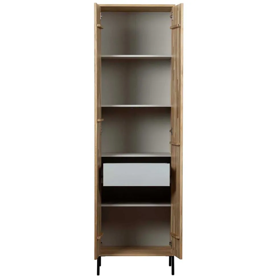 2-türiger Schrank in Eiche & Schwarz - Banyo
