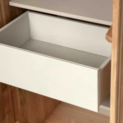 2-türiger Schrank in Eiche & Schwarz - Banyo