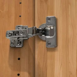 6-türiger Schrank mit Glas Dunkelbraun - Hung