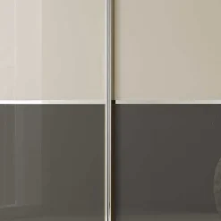 4-türiger Schwebetüren-Schrank mit Glas Front - Scolari