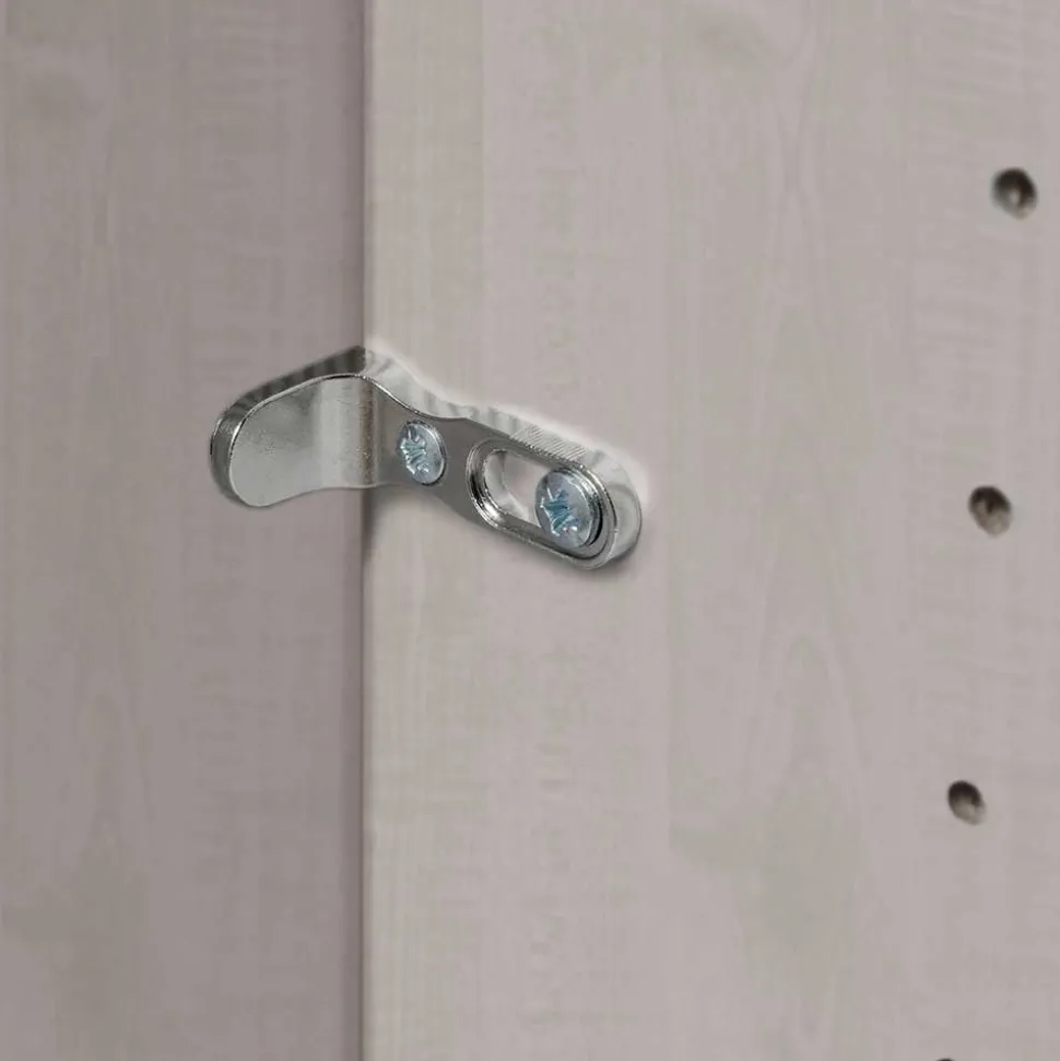 2-türiger Schwebetürenschrank mit Metallgriffen - Ridonna