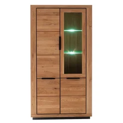 4-türiger Vitrinenschrank teilmassiv - Vlacoma