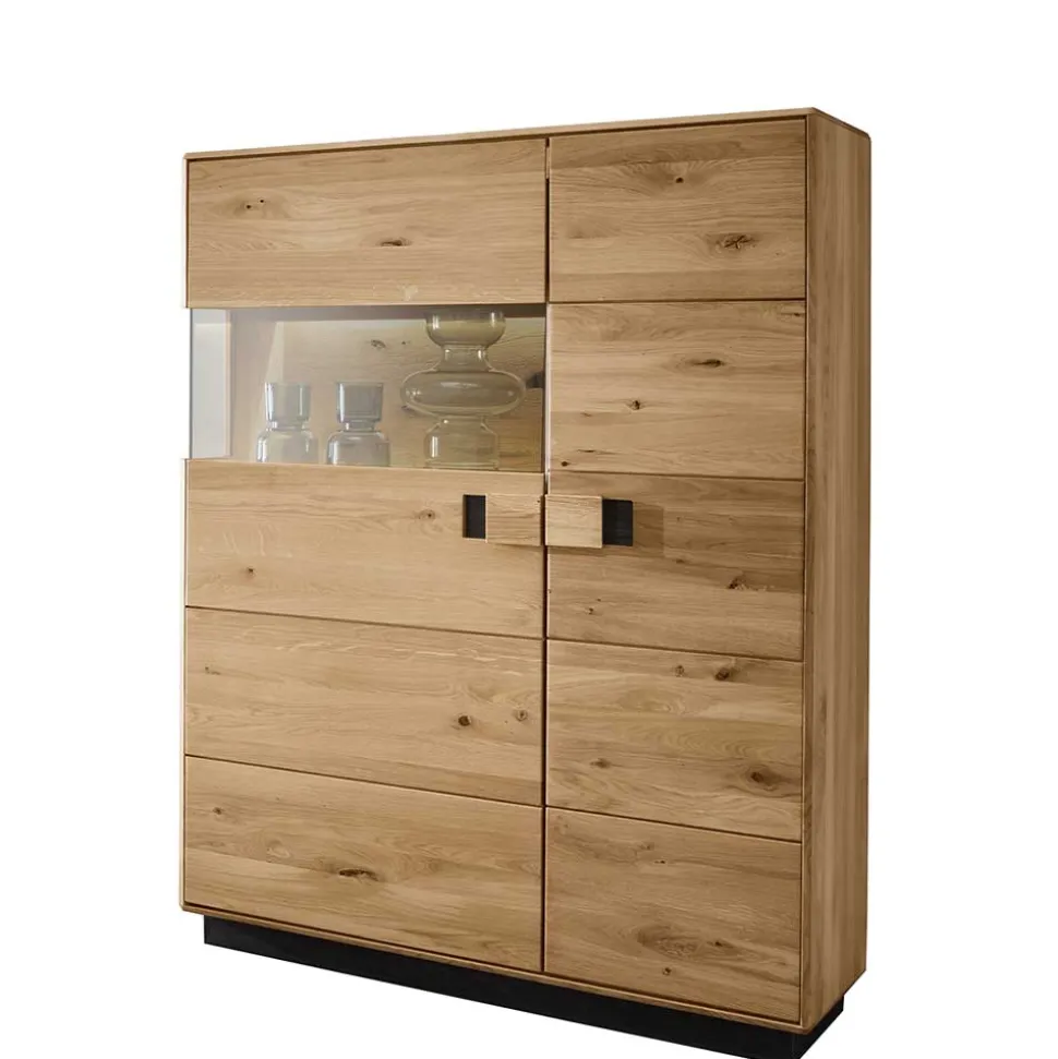 2-türiger Wohnzimmerschrank mit LED Beleuchtung - Xeddos