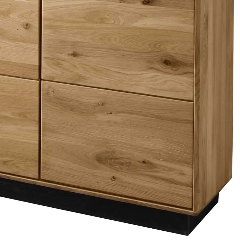 2-türiger Wohnzimmerschrank mit LED Beleuchtung - Xeddos